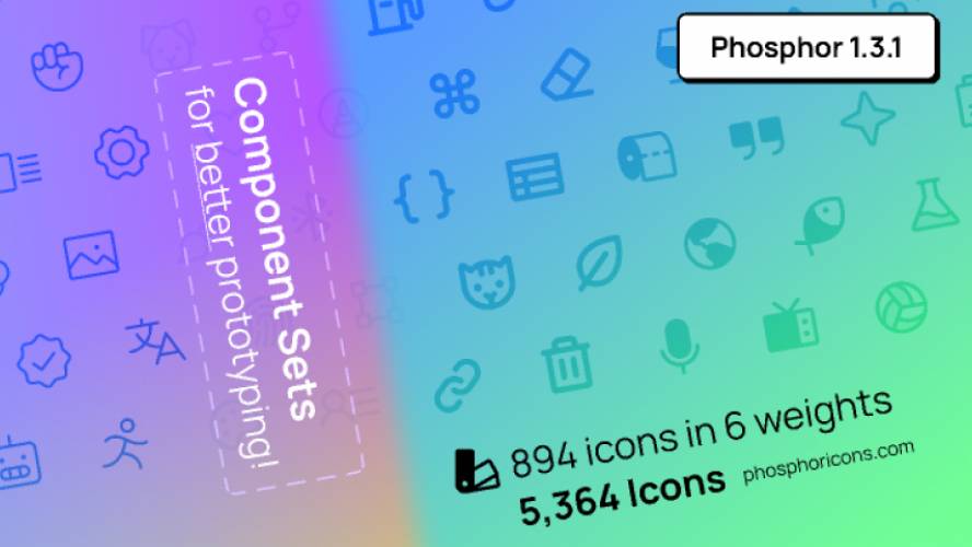 Figma Freebie 900+ Phosphor Icons
