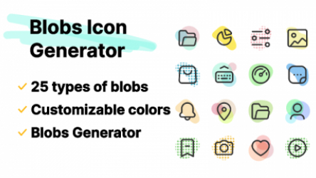 Figma Freebie Blobs Icon Generator
