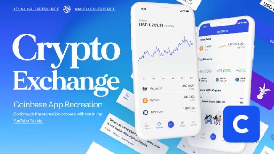 Figma freebie Coinbase Design Library (Cryptocurrency) template