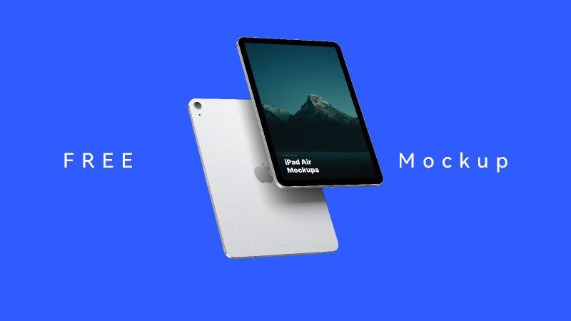 Download Figma Freebie iPad Air Mockup - Ui4free.com