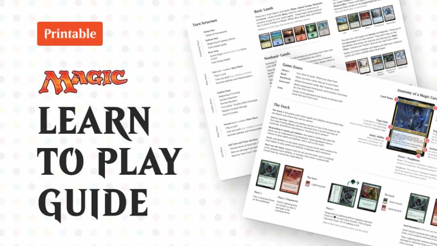 Figma Freebie Magic: the Gathering - Learn to Play Guide