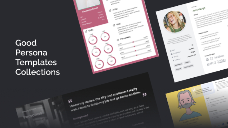 Figma Freebie Persona Templates Collections