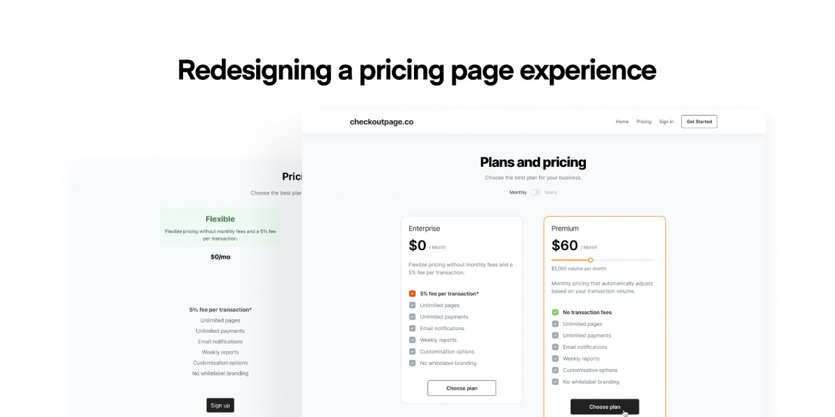 Figma freebie Pricing Page Experience template | UI4Free