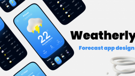 Figma Freebie Weather Forecast Application