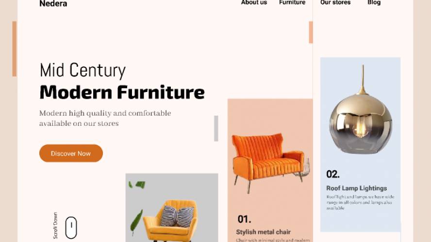 Figma Furniture Landing Page