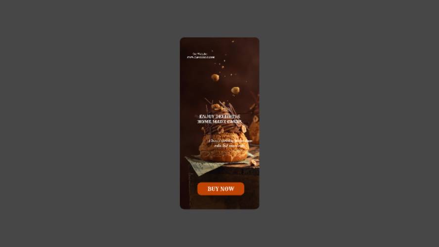 Figma Home made Chocolate App Landing Page Concept