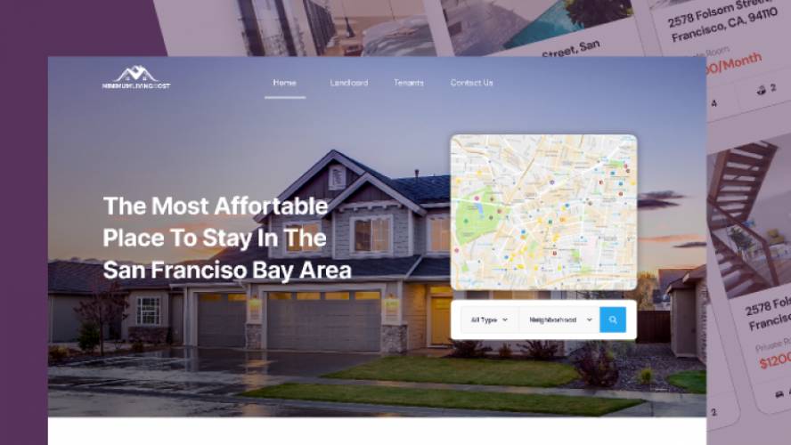 Figma Home Rentals Agency Website Template