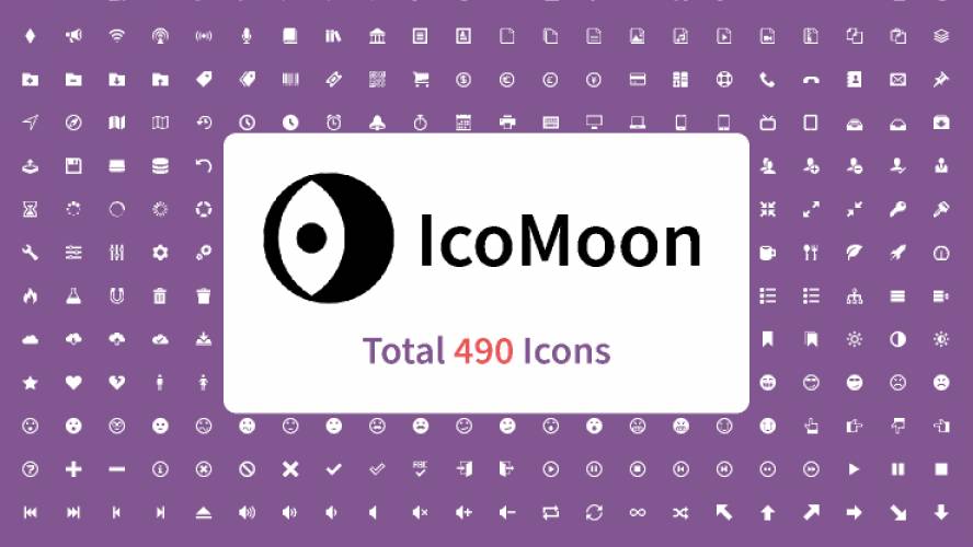 Figma Icon Design System - IcoMoon
