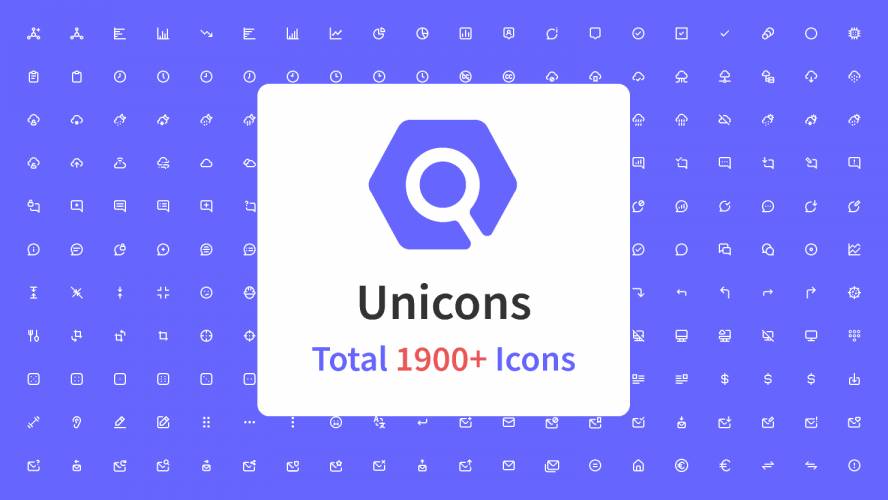 Figma Icon Design System - Unicons by Iconscout