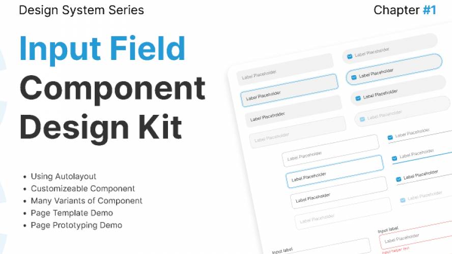 Figma Input Component Design Kit