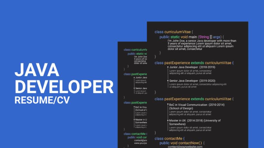 Figma Java developer resume CV