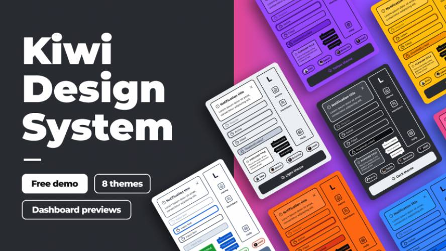 Figma Kiwi Design System - Free Demo