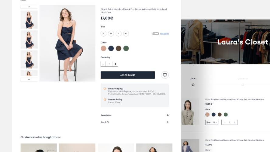 Figma Laura's Closet Website E-Commerce Template