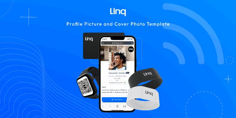 Figma Linq Profile Picture and Cover Photo Template