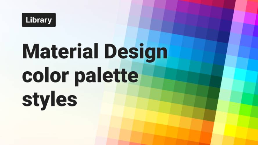 Figma Material Design Color Palette