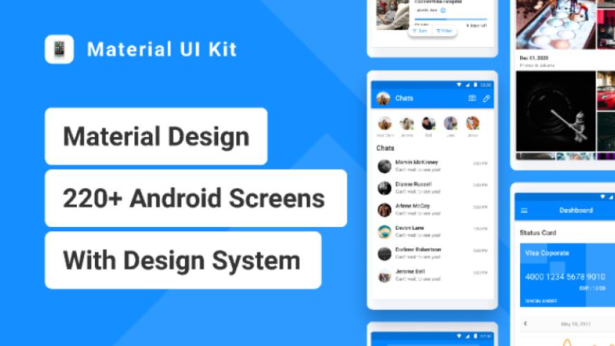 Figma Material UI Kit for Android Template