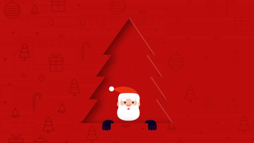 Figma Merry Christmas Illustration Template