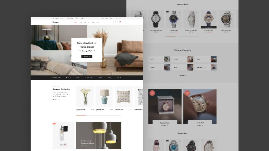 Figma MultiPurpose Fashion Store Website Template