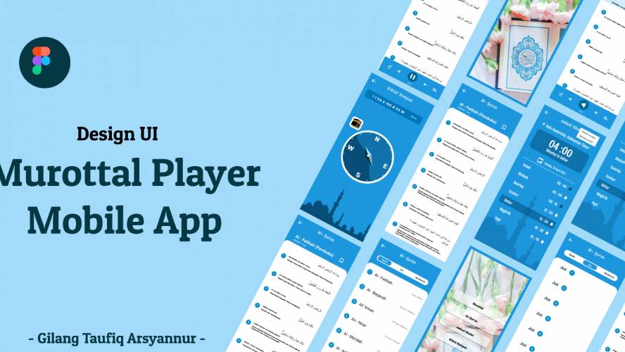 Figma Murottal Player Design App