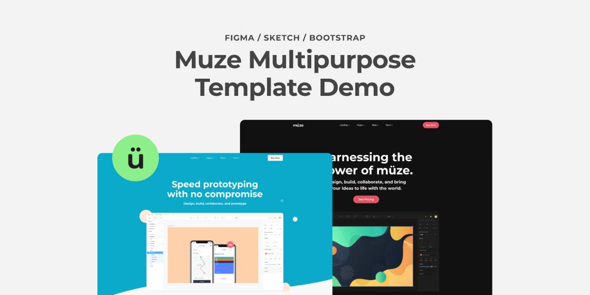 Figma Muze Multipurpose Template Free Download | UI4Free