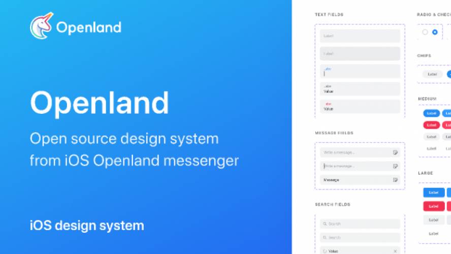 Figma Openland iOS – Design system