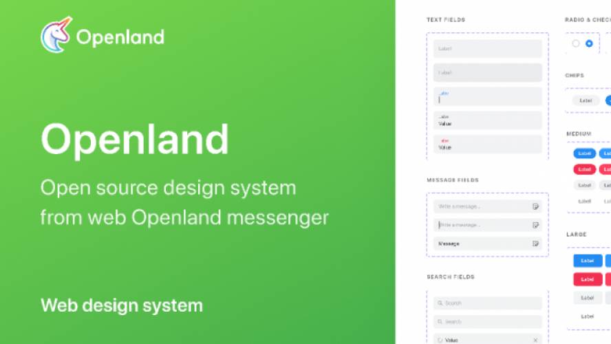 Figma Openland Web – Design system