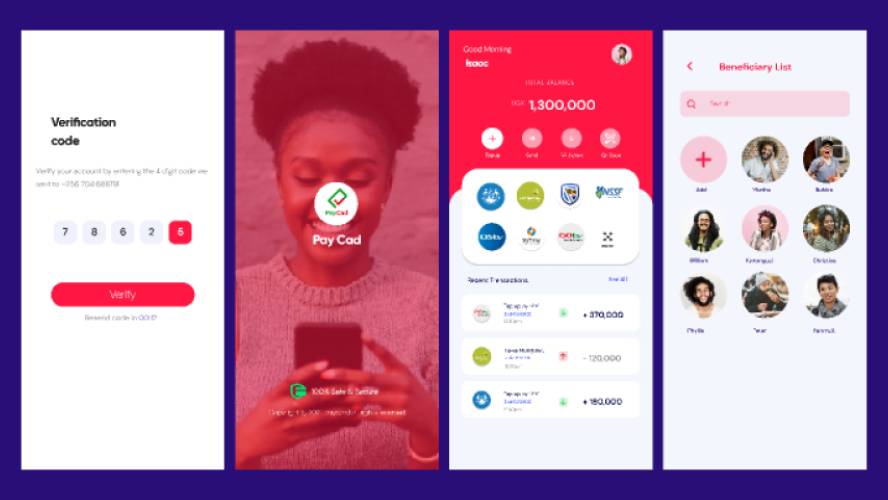 Figma PayCad personal Finance app