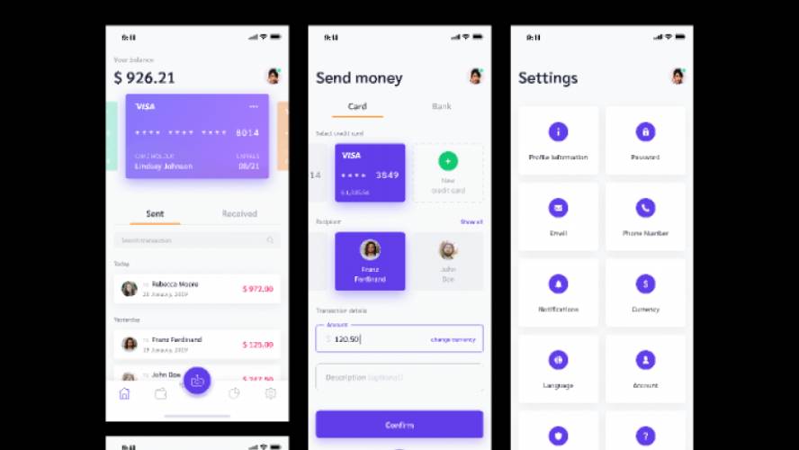 Figma Payment Mobile App Template