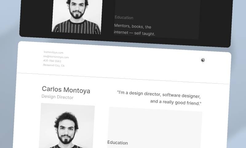 Figma Personal Portfolio Template | UI4Free