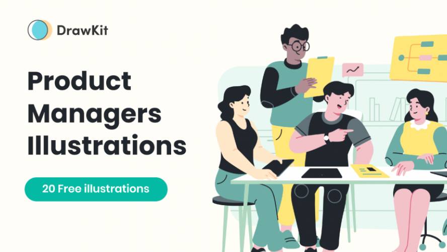 Figma Product Managers & Startup Illustrations