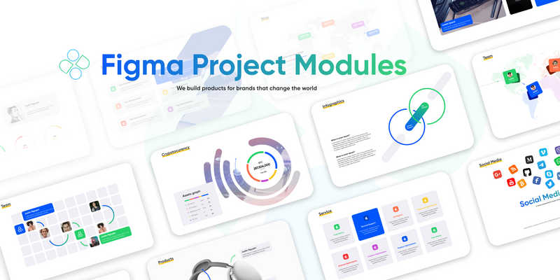 Figma Project Modules Free - Ui4free.com