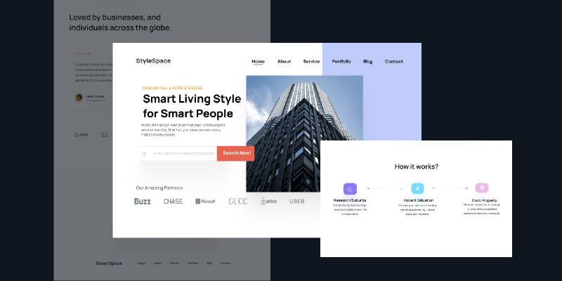 Figma Real State Landing Page Template