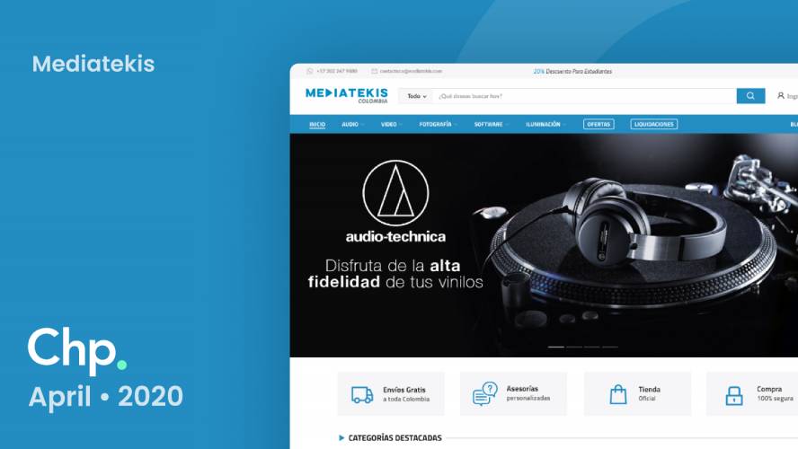 Figma Redesign for website store Mediatekis