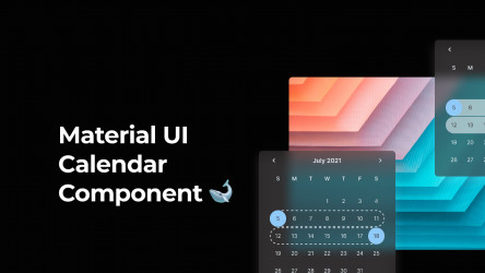 Figma Responsive Material UI Calendar (Similar)