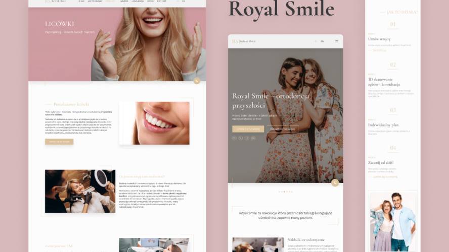 Figma Royal Smile Blog Website Template