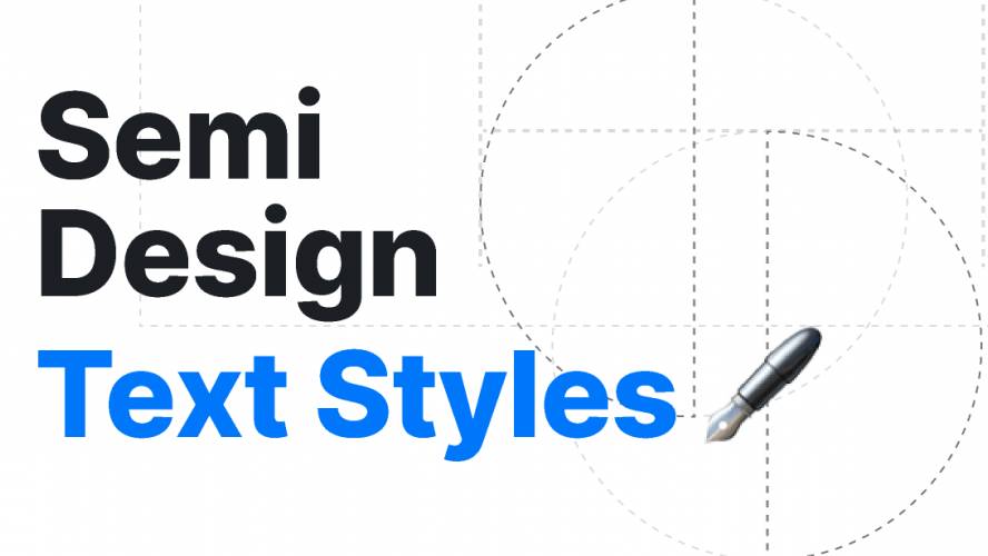 Figma Semi Design - Text Styles