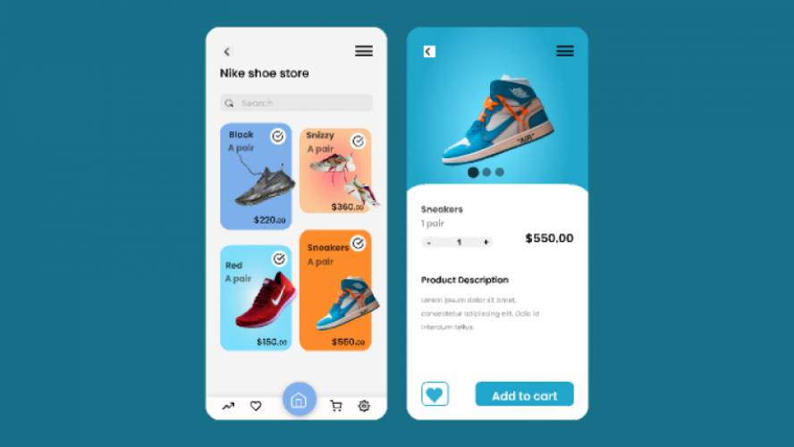 Figma Shoe App Free Download Template