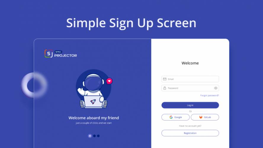 Figma Sign up page Free Download