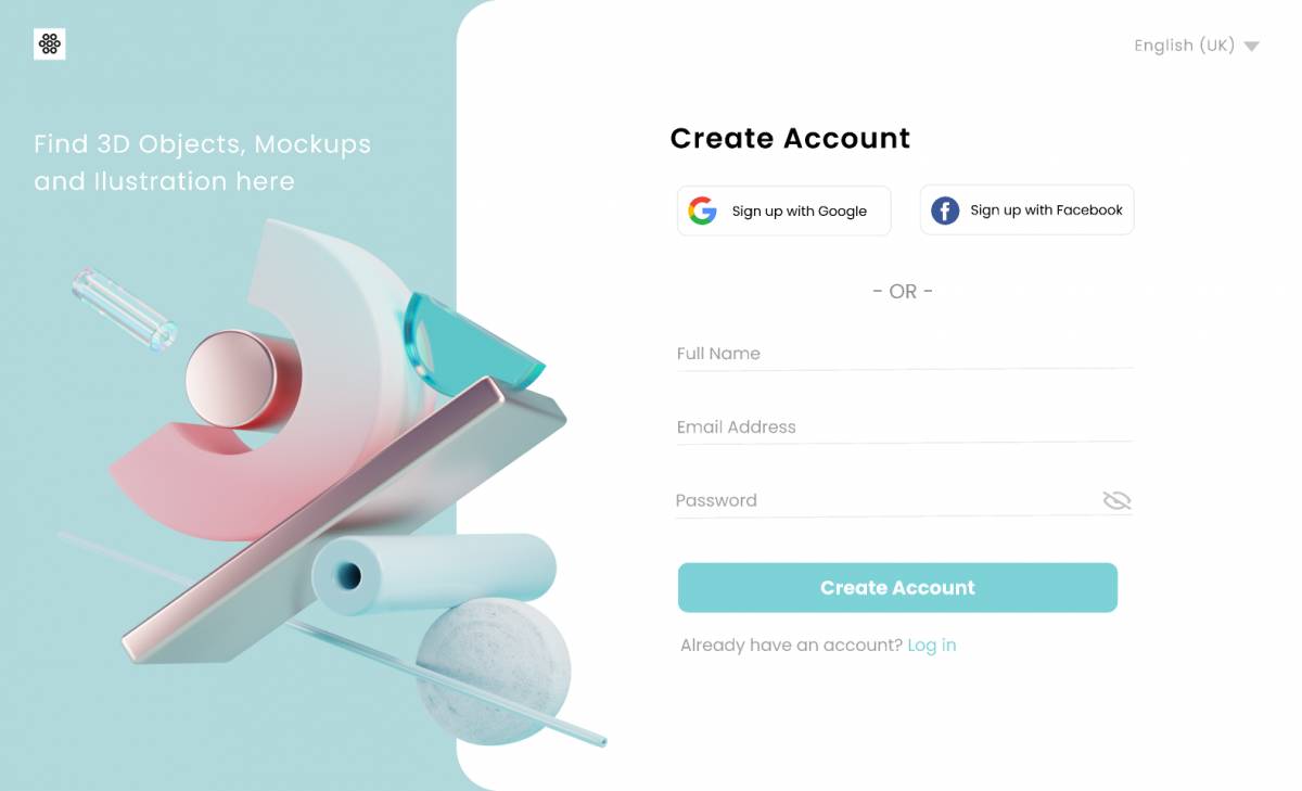 Figma Sign Up Template