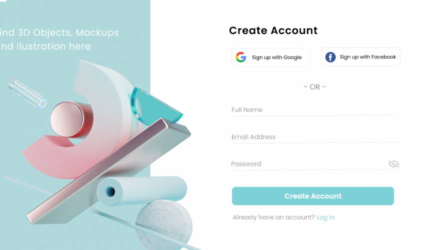 Figma Sign Up Template