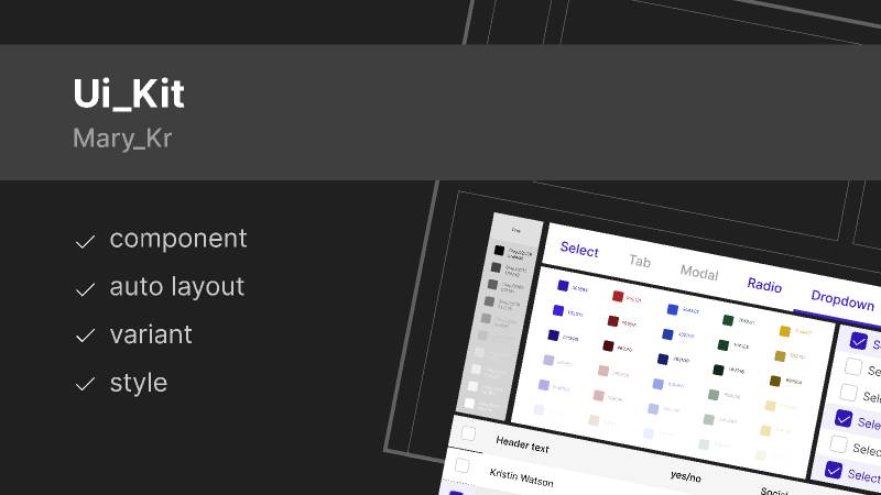 Figma Simple Ui Kit Template Ui4free Figma Simple Ui Kit Template Ui4free