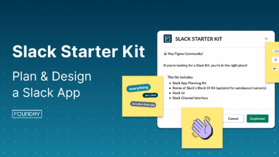 Figma Slack Starter Kit Template