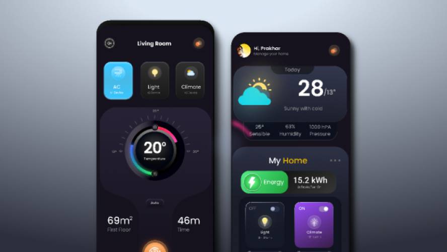 Figma Smart Home App Design Template