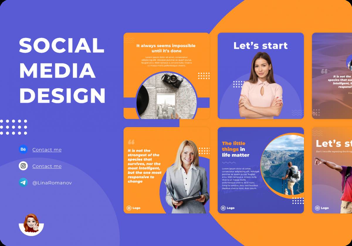 Figma Social Media Design Template
