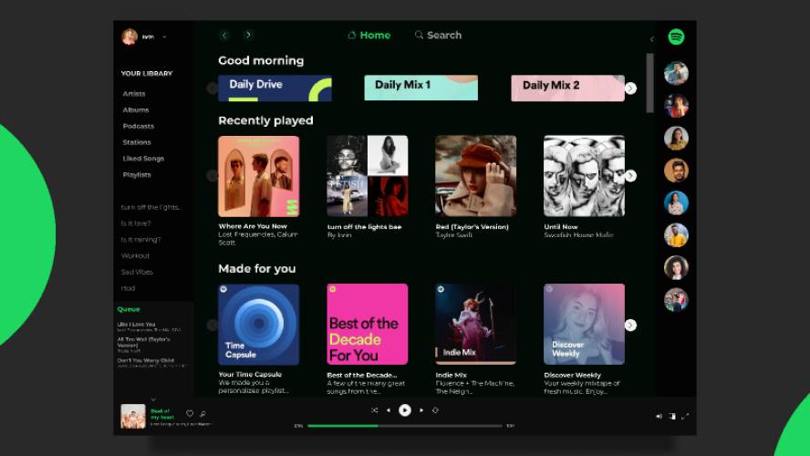 Figma Spotify Redesign Template