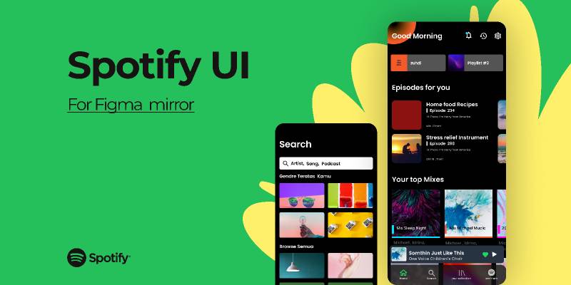 Figma Spotify UI Template