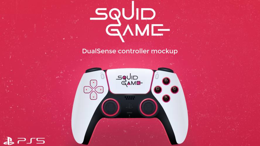Figma Squid Game - PS5 Controller UI Mockup