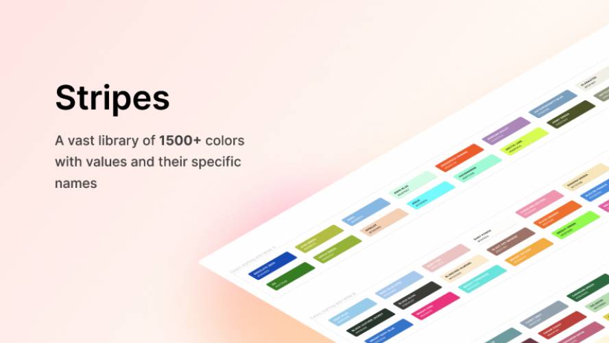 Figma Stripes a color library