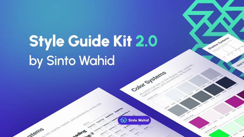 Figma Style Guide Kit 2.0 By Sinto Wahid | UI4Free