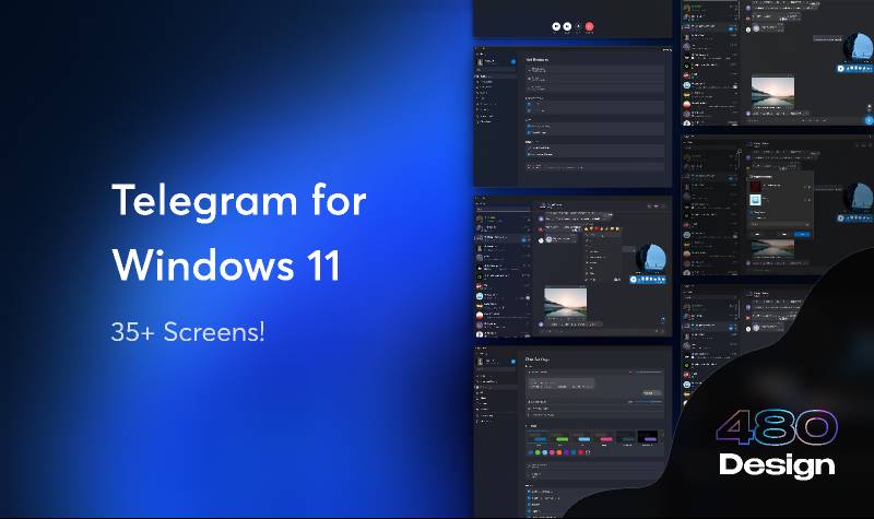 Figma Telegram for Windows 11